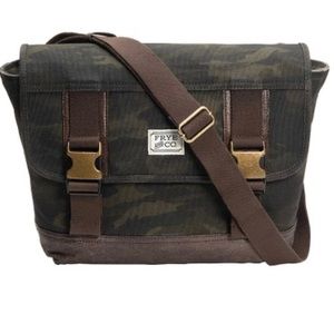 NWOT Frye and Co. Camo Jackson Messenger Bag